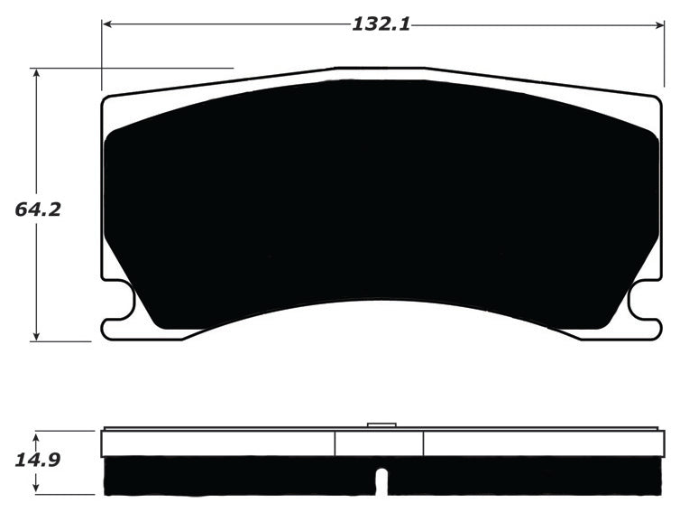 Porterfield Brake Pads for 2009 JAGUAR XKR w/Alcon Brake Pkg.