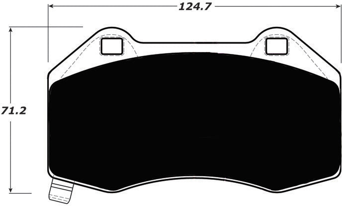 FR SPORT Porterfield Brake Pads for 2019 FIAT Spider w/Brembo - View 2