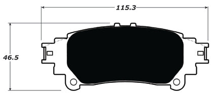 Porterfield Brake Pads for 2013 LEXUS GS 350