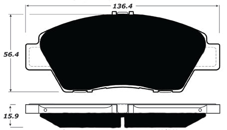 Porterfield Brake Pads for 2013 HONDA CR-Z