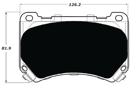 Porterfield Brake Pads for 2011 HYUNDAI EQUUS 4.6L