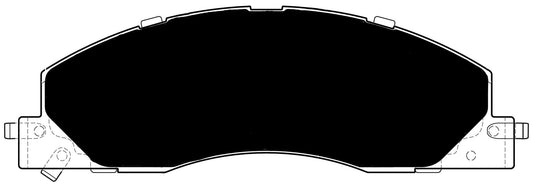FR SPORT Porterfield Brake Pads for 2017 DODGE RAM 3500 4WD