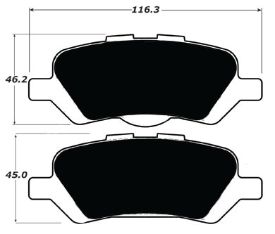 Porterfield Brake Pads for 2013 TOYOTA VENZA