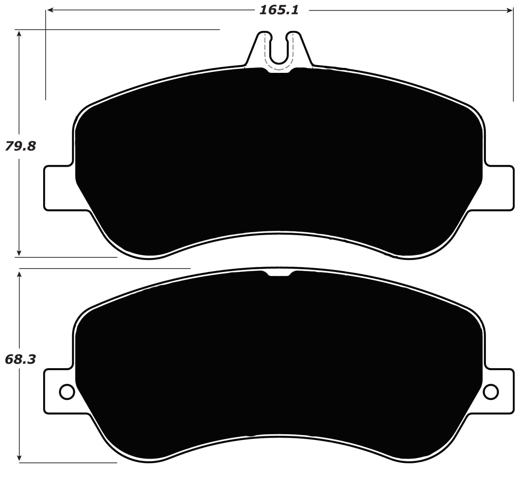 Porterfield Brake Pads for 2013 MERCEDES-BENZ GLK250