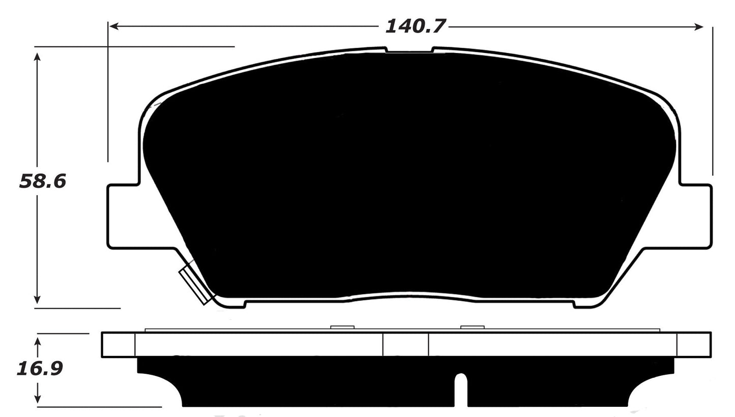 Porterfield Brake Pads for 2011 HYUNDAI GENESIS COUPE