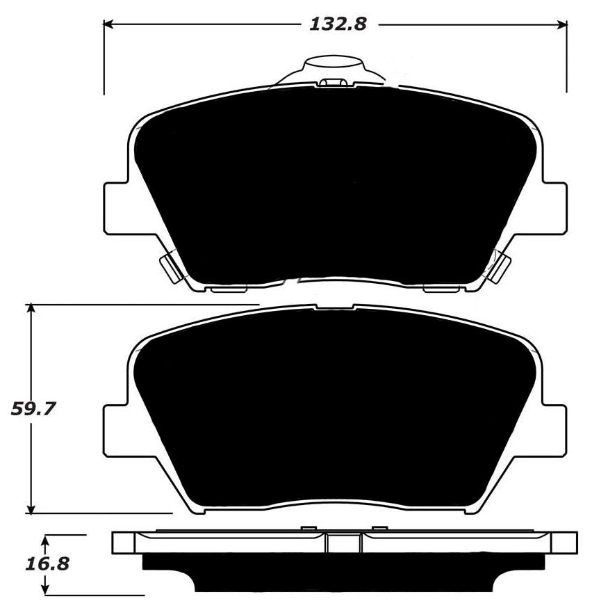 Porterfield Brake Pads for 2016 KIA SORENTO