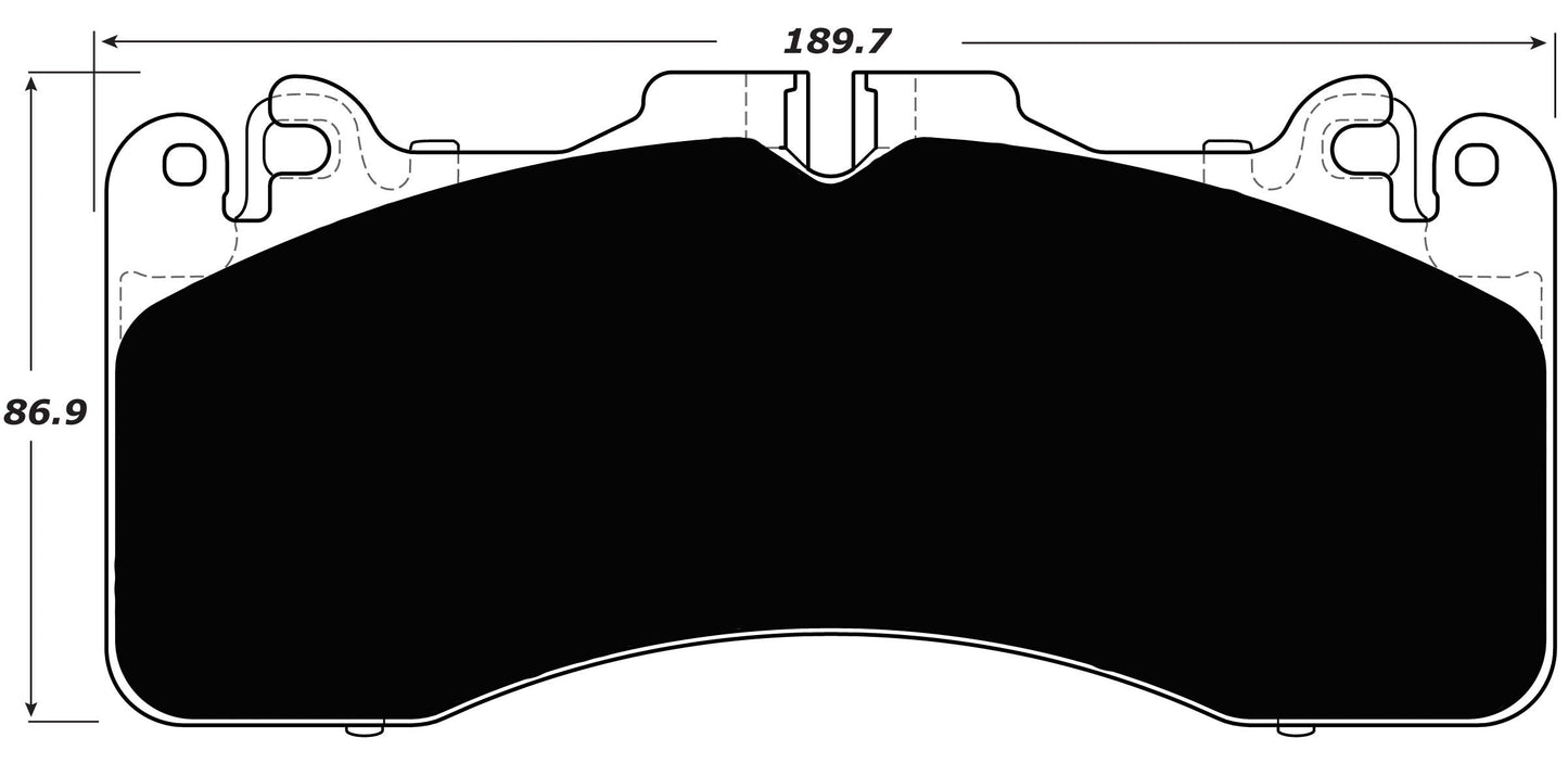Porterfield Brake Pads for 2010 LEXUS LS 460L w/Sport Pkg