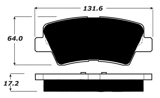 Porterfield Brake Pads for 2011 KIA OPTIMA LX