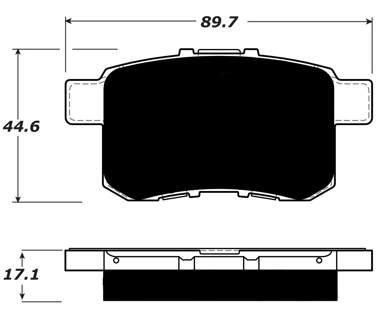 Porterfield Brake Pads for 2011 HONDA ACCORD Sedan SE