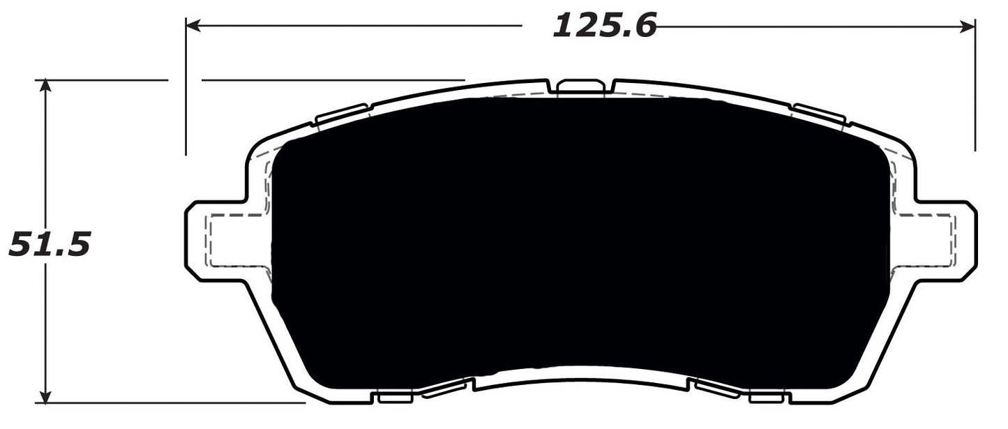 Porterfield Brake Pads for 2013 FORD FIESTA- Rear Drum