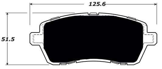 FR SPORT Porterfield Brake Pads for 2017 FORD FIESTA- Rear Drum