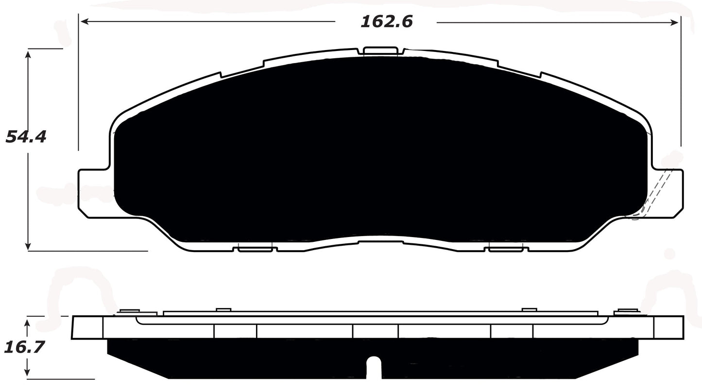 Porterfield Brake Pads for 2012 FORD MUSTANG V6