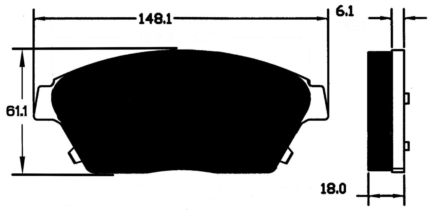 Porterfield Brake Pads for 2012 BUICK VERANO