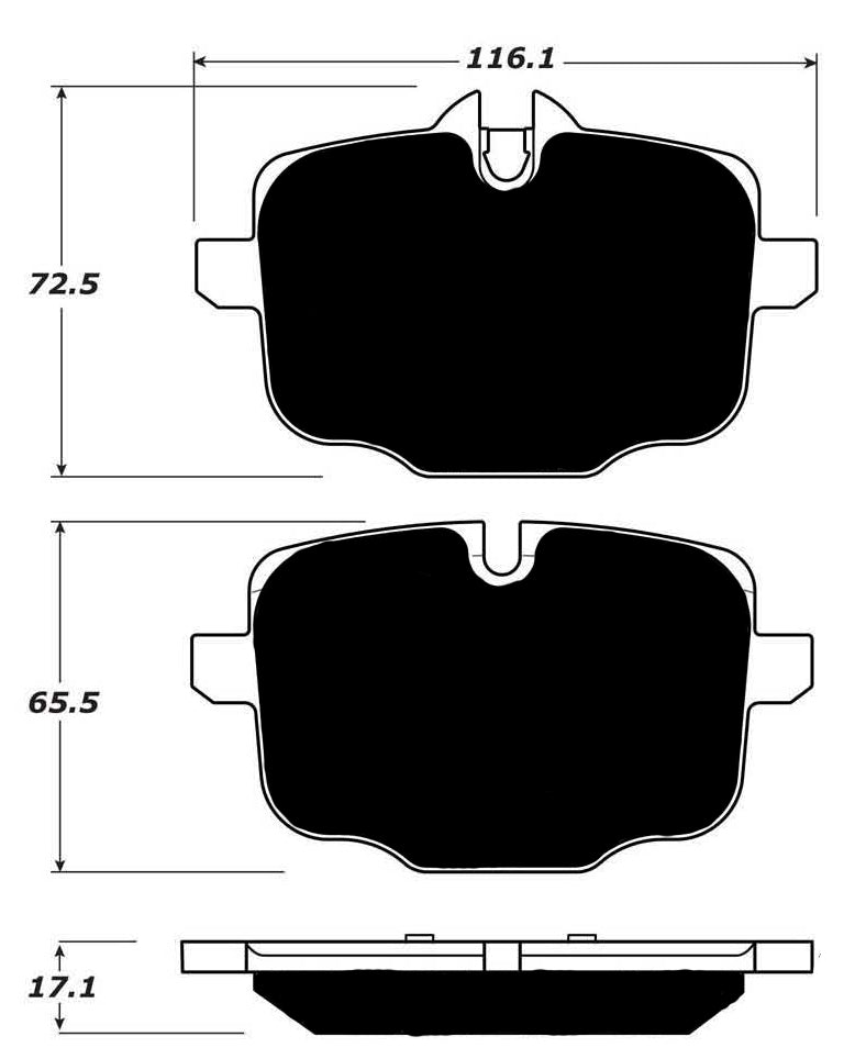 Porterfield Brake Pads for 2013 BMW 650i xDrive