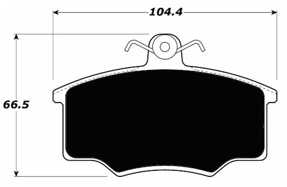 Porterfield Brake Pads for 1981 AUDI Coupe