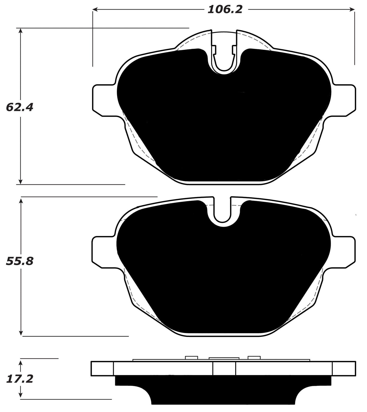 Porterfield Brake Pads for 2016 BMW ACTIVEHYBRID 5
