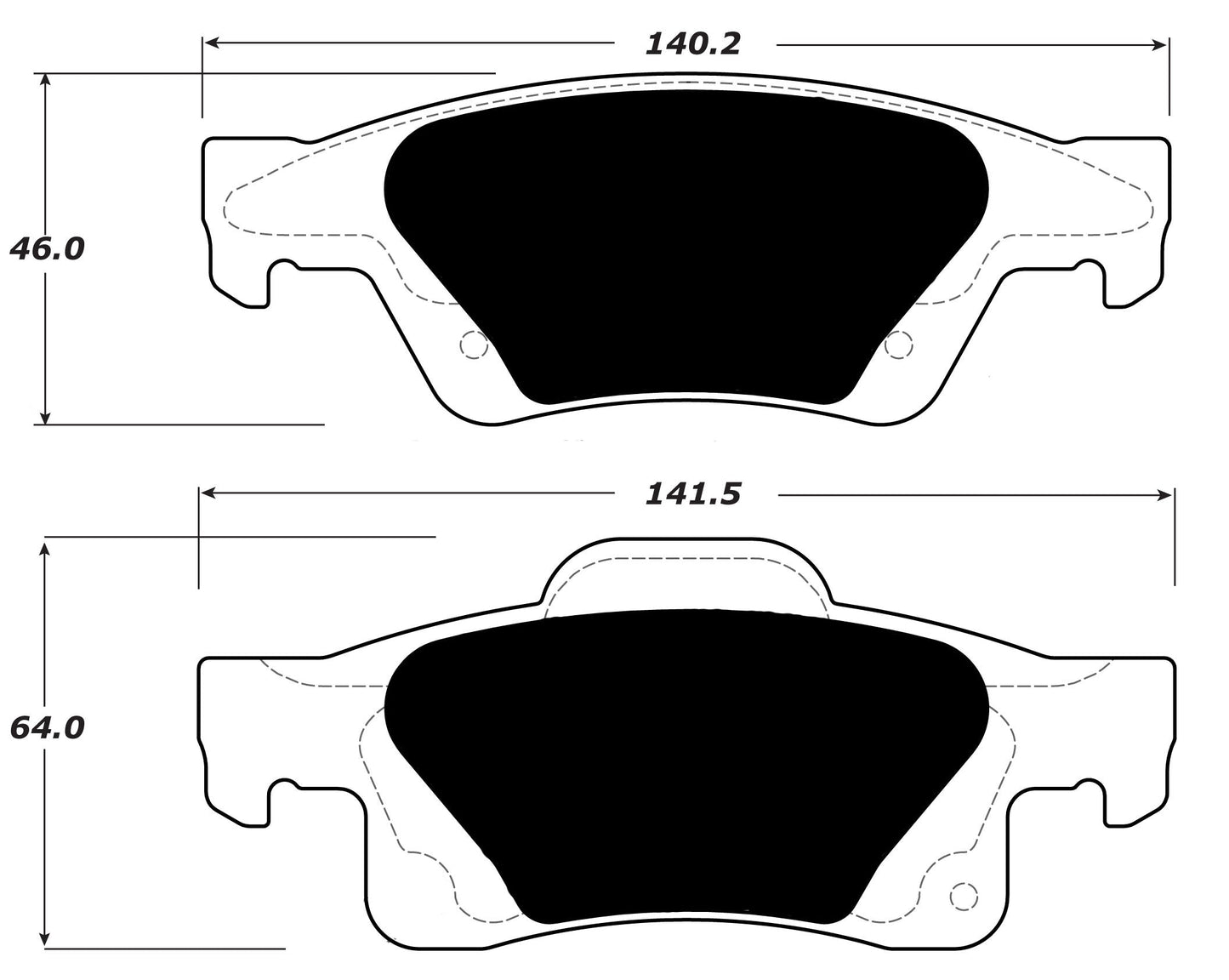 Porterfield Brake Pads for 2009 JEEP GRAND CHEROKEE w/350mm Front Disc