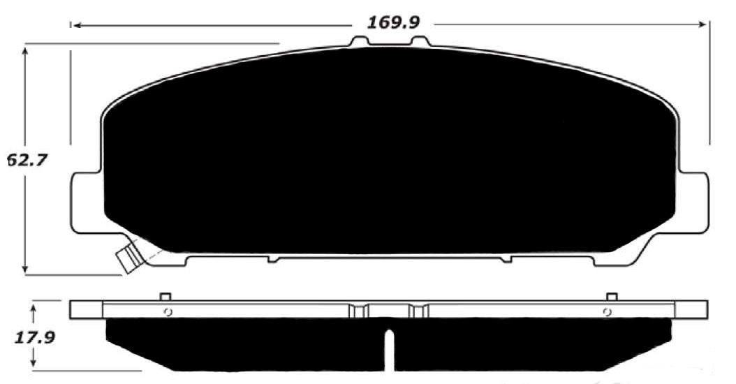 Porterfield Brake Pads for 2013 NISSAN ARMADA