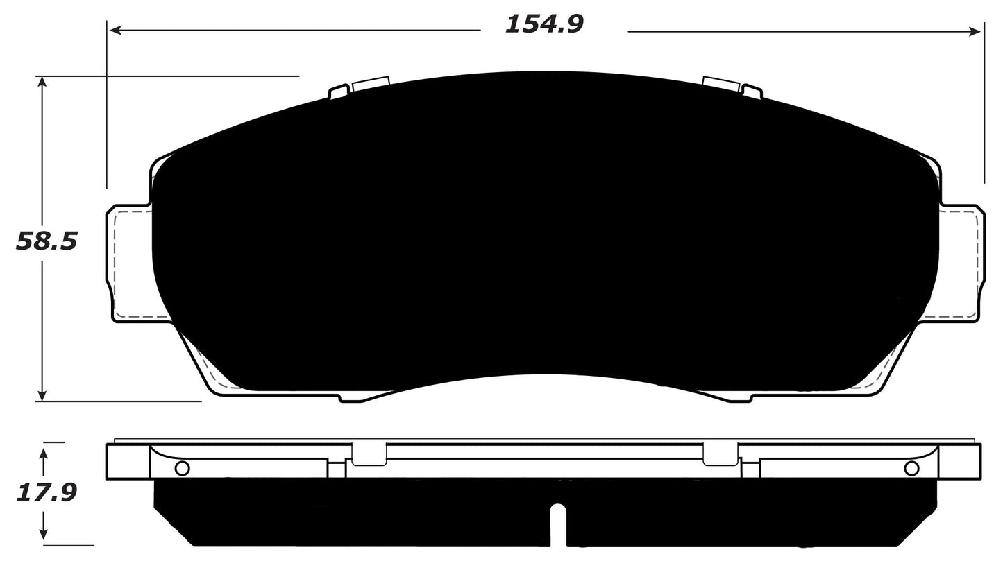 Porterfield Brake Pads for 2013 HONDA CRV -AWD