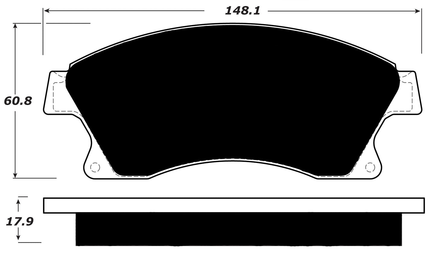 Porterfield Brake Pads for 2012 CHEVROLET CRUZE