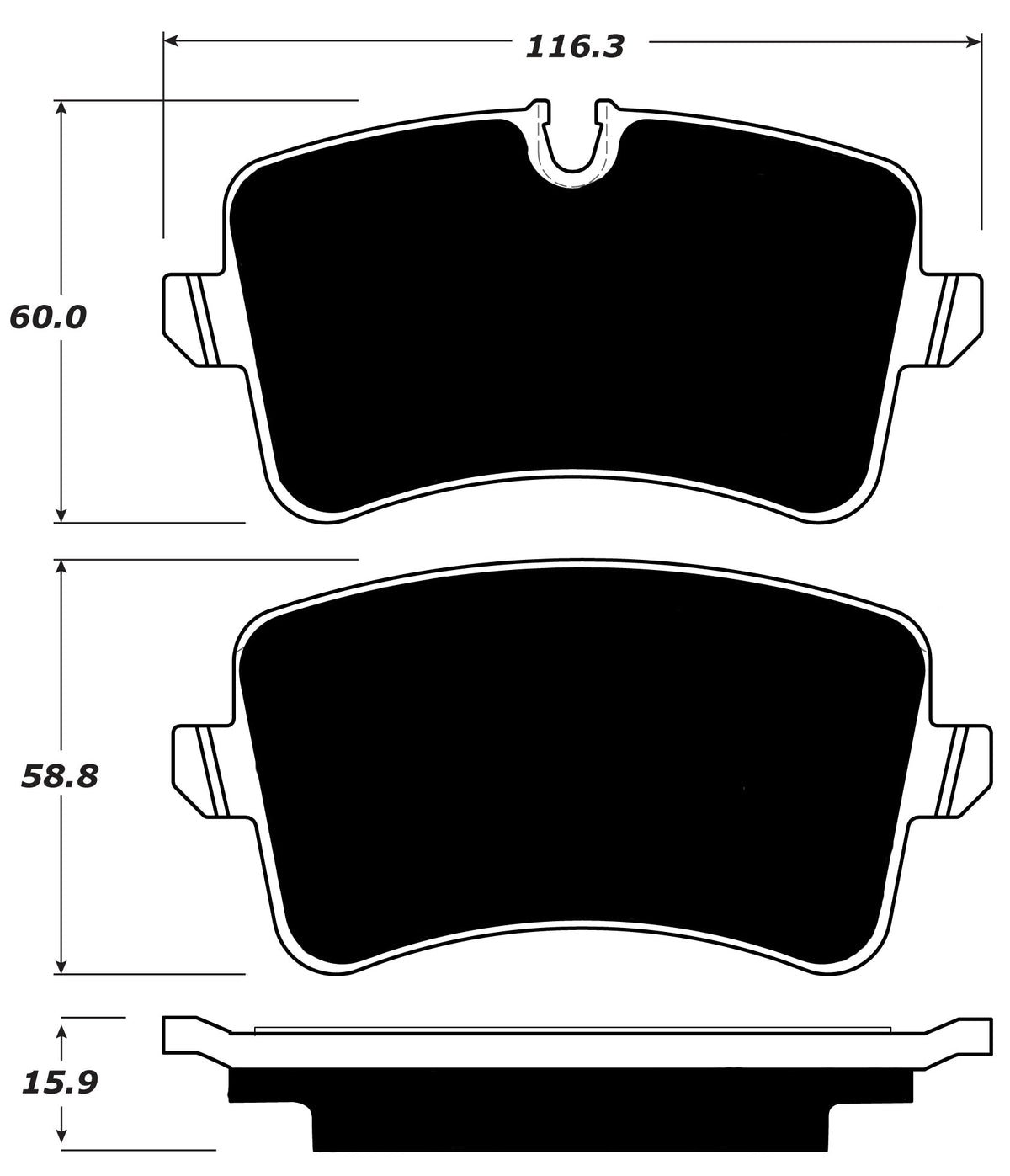 FR SPORT Porterfield Brake Pads for 2018 AUDI A8/A8 Quattro - Iron Discs w/400mm Front Discs -...