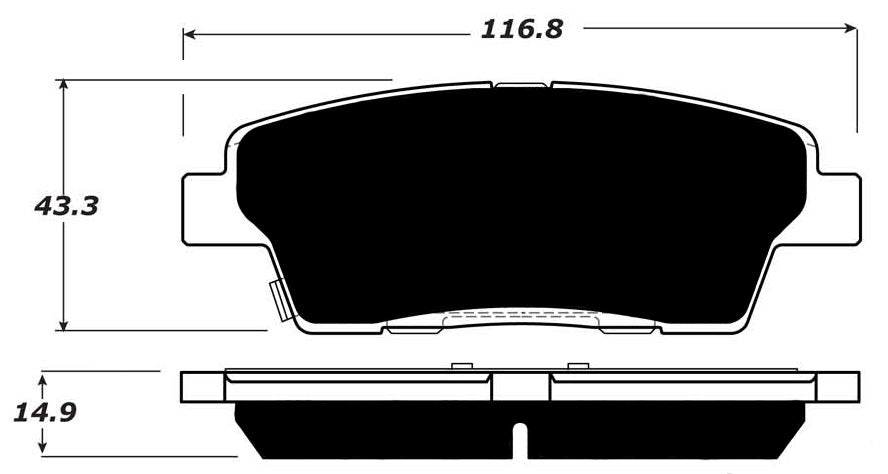 Porterfield Brake Pads for 2013 HYUNDAI GENESIS SEDAN V8