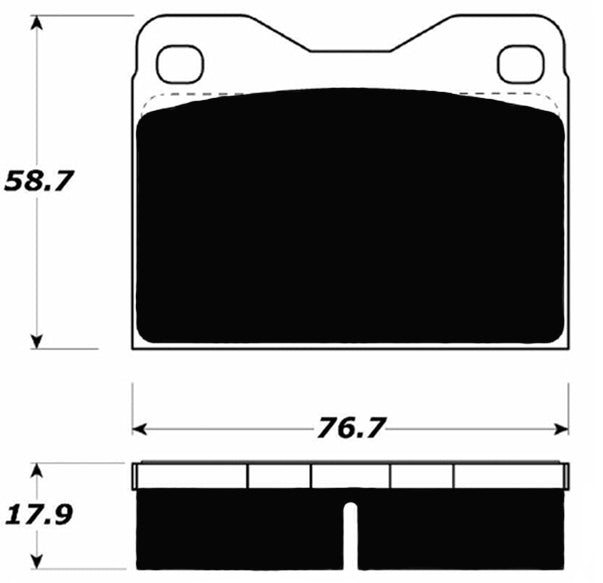 Porterfield Brake Pads for 1984 FERRARI 512 BB
