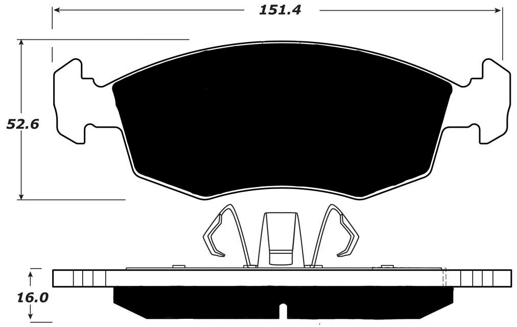 Porterfield Brake Pads for 2012 FIAT 500C