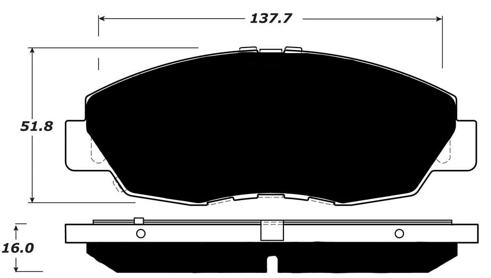 Porterfield Brake Pads for 2012 HONDA CIVIC Coupe DX