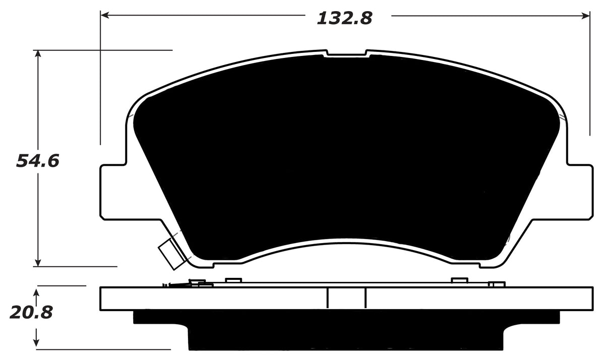 FR SPORT Porterfield Brake Pads for 2016 KIA RIO