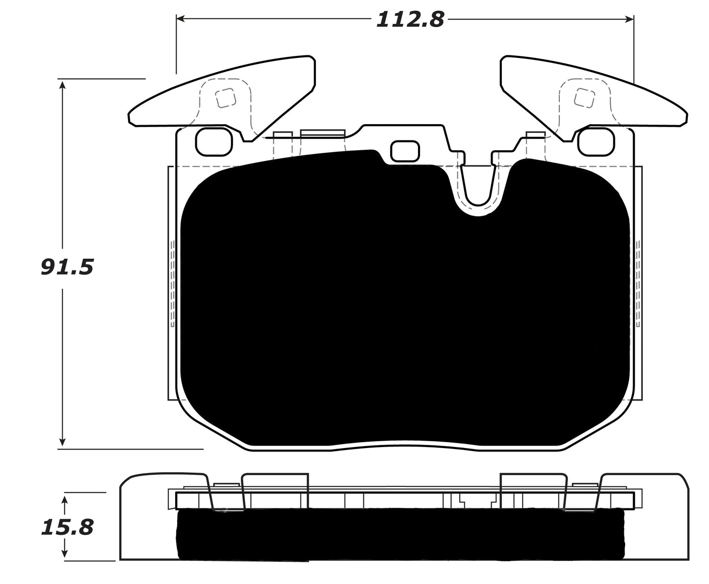 Porterfield Brake Pads for 2015 BMW 335 Sedan M Sport Pkg