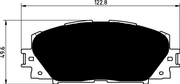 Porterfield Brake Pads for 2017 TOYOTA YARIS