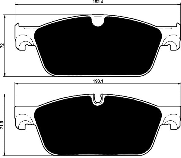 Porterfield Brake Pads for 2012 MERCEDES-BENZ ML450