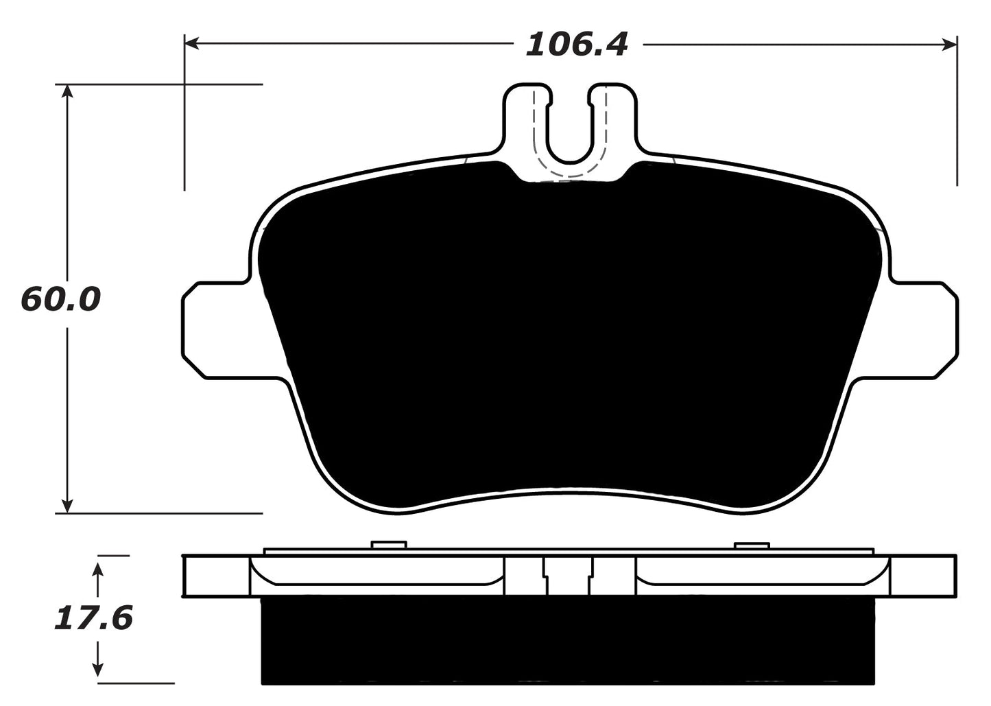 Porterfield Brake Pads for 2016 MERCEDES-BENZ CLA250 W/SPORTS BRAKES