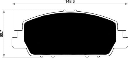 FR SPORT Porterfield Brake Pads for 2017 HONDA ACCORD Coupe EX-L - View 2