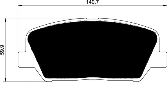 Porterfield Brake Pads for 2014 HYUNDAI VELOSTER Turbo