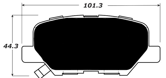 Porterfield Brake Pads for 2015 MITSUBISHI Outlander Sport