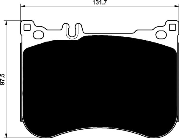 Porterfield Brake Pads for 2014 MERCEDES-BENZ S550