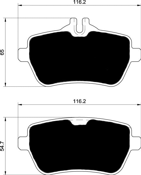 Porterfield Brake Pads for 2020 MERCEDES-BENZ SL450 HD Brake w/360mm Front Disc