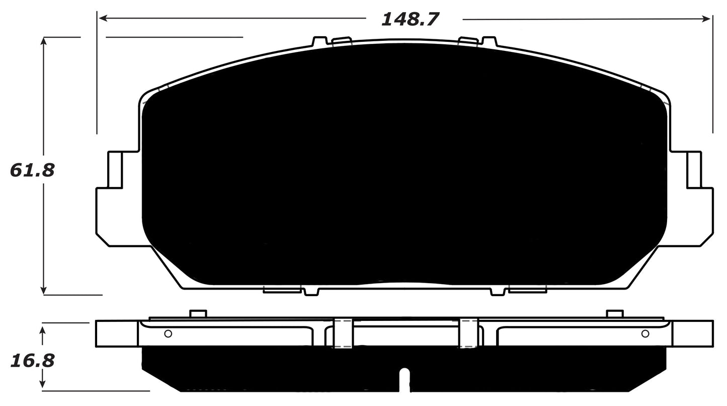 Porterfield Brake Pads for 2015 ACURA RLX