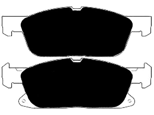 FR SPORT Porterfield Brake Pads for 2017 FORD EDGE