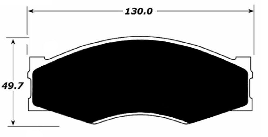 FR SPORT Porterfield Brake Pads for 1986 NISSAN 300ZX - View 3