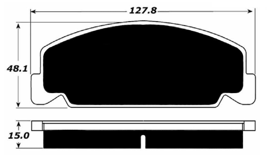 Porterfield Brake Pads for 1995 HONDA CIVIC Coupe DX M/T