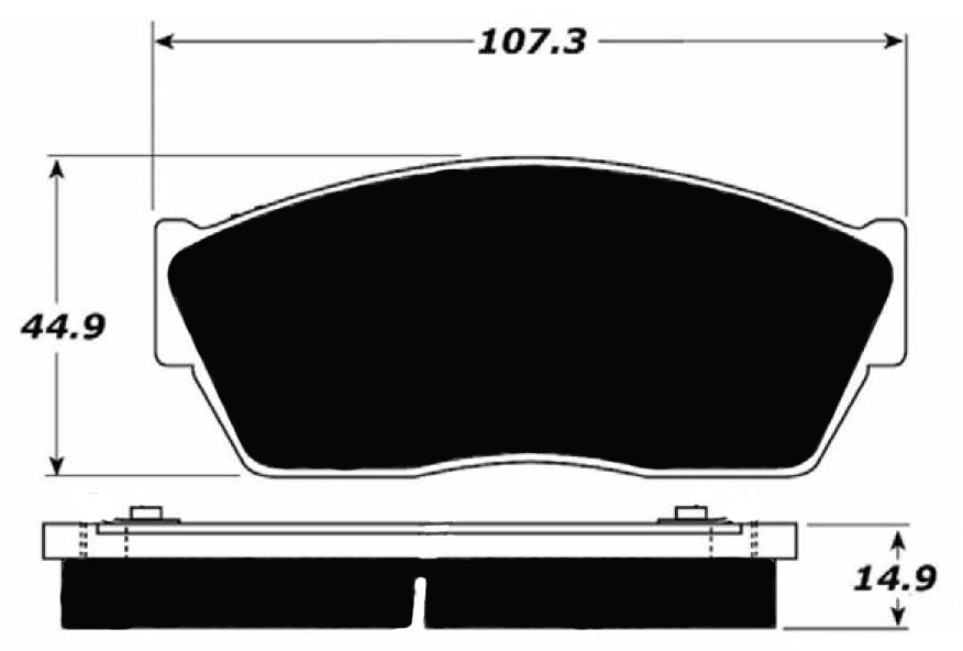 Porterfield Brake Pads for 1984 HONDA CIVIC 1.5L OR 1.6L