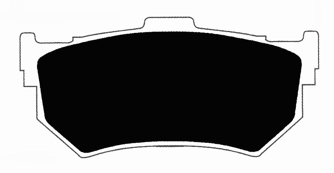 FR SPORT Porterfield Brake Pads for 1993 SUZUKI SWIFT 3 Door GT - View 2