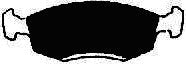 FR SPORT Porterfield Brake Pads for 1988 MERKUR XR4 Ti