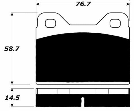 FR SPORT Porterfield Brake Pads for 1970 BMW 2000 CS - View 4
