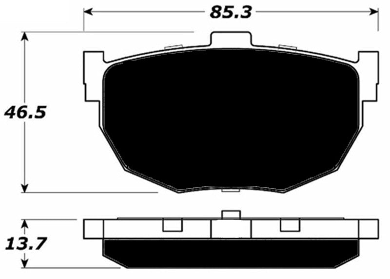 Porterfield Brake Pads for 1999 HYUNDAI TIBURON