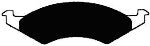 FR SPORT Porterfield Brake Pads for 1990 FORD TAURUS SHO w/phenolic piston