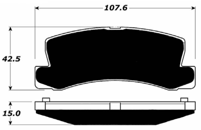 Porterfield Brake Pads for 1993 LEXUS ES 300H